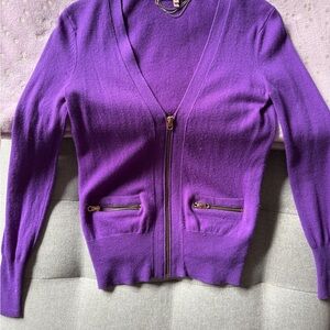 Juicy Couture Purple Women's Cardigan